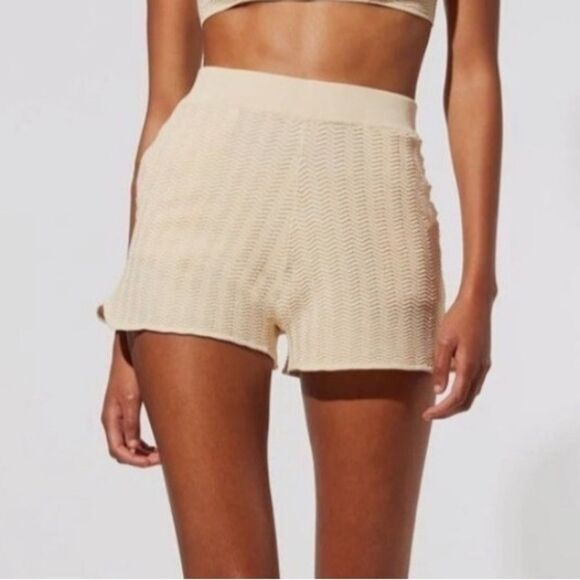 SOLID & STRIPED THE CHARLIE SHORT in OATMEAL M - Picture 1 of 6